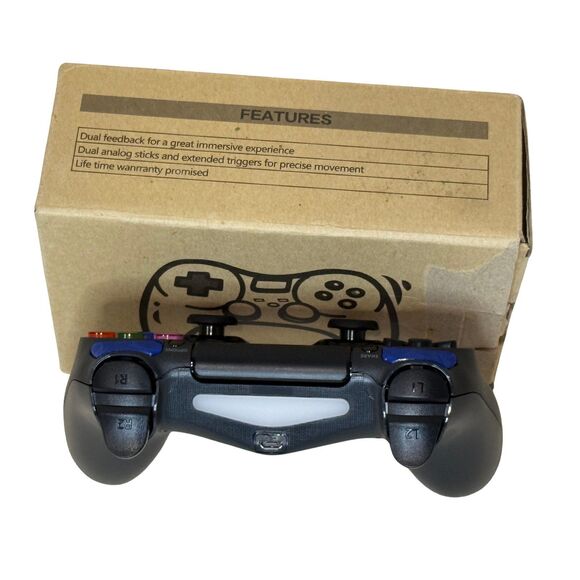 Wireless Controller for PS4 with Non-Slip Grip, 3.5mm Audio Jack and Thumb Caps - Picture 6 of 6